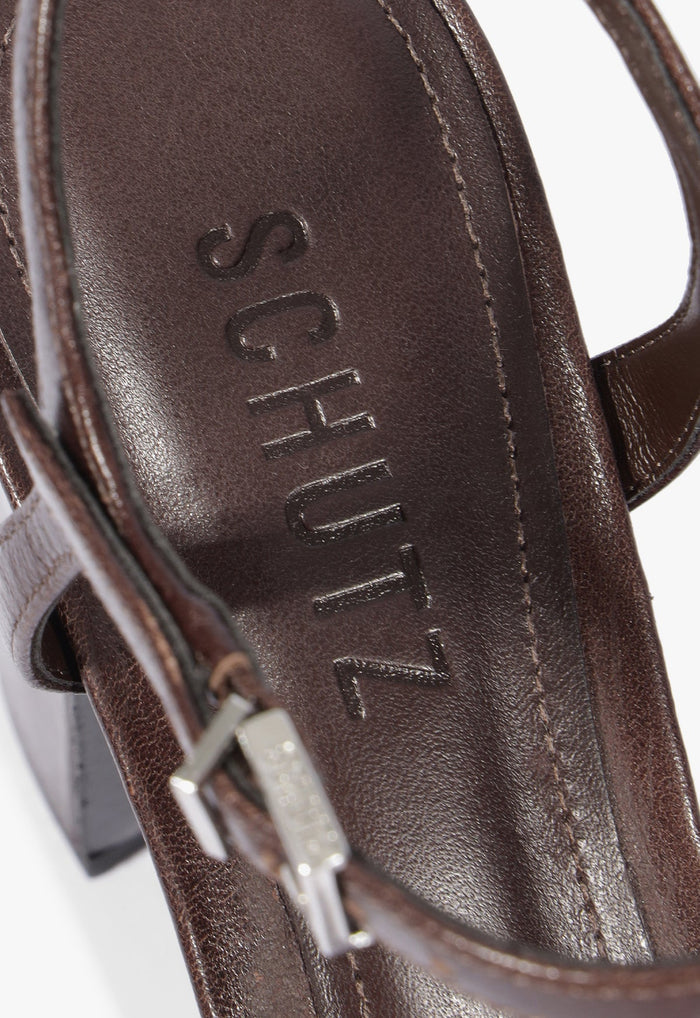 Keefa Leather Platform Sandal - Schutz Shoes