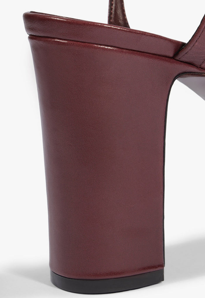 Keefa Leather Platform Sandal - Schutz Shoes