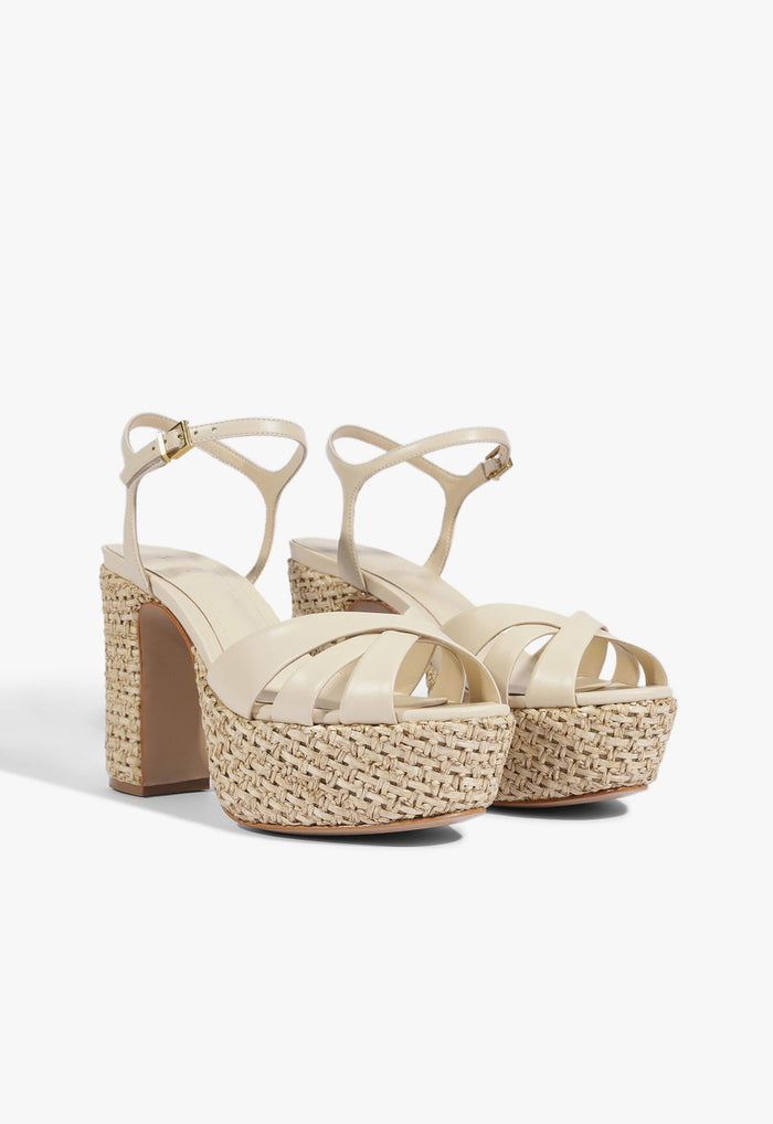 Keefa Raffia Platform Sandal - Schutz Shoes