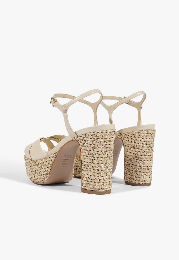 Keefa Raffia Platform Sandal - Schutz Shoes