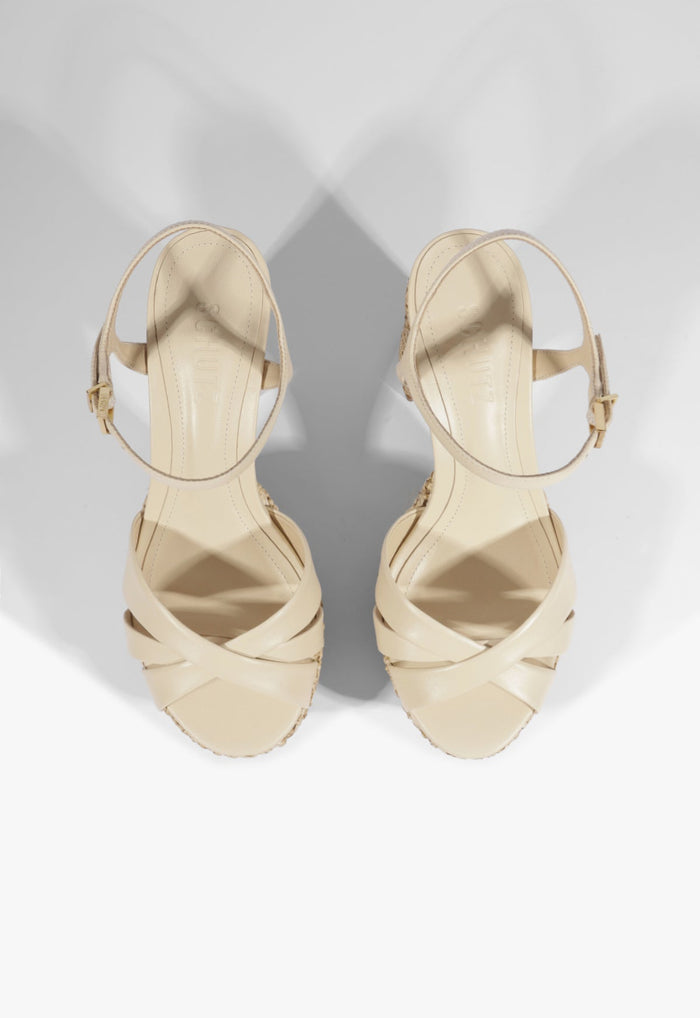 Keefa Raffia Platform Sandal - Schutz Shoes