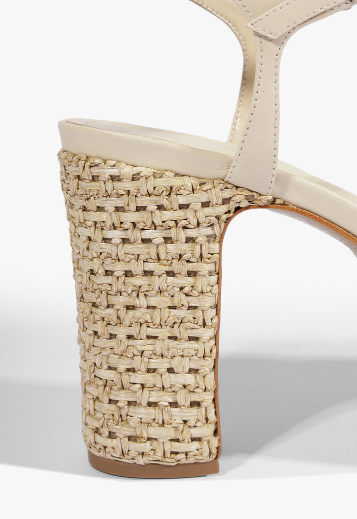 Keefa Raffia Platform Sandal - Schutz Shoes