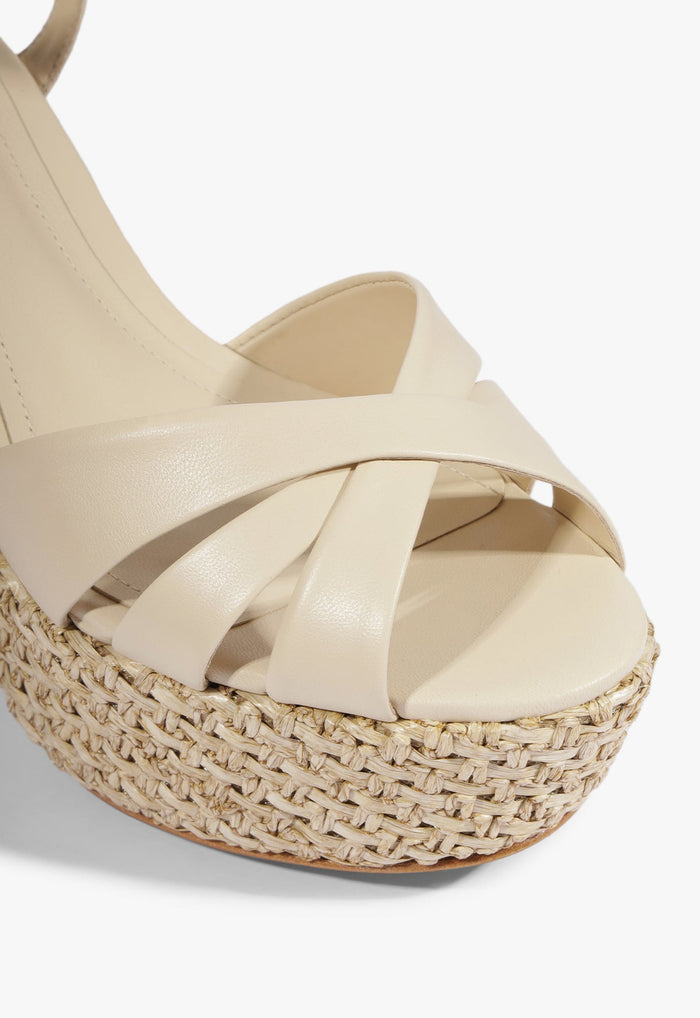 Keefa Raffia Platform Sandal - Schutz Shoes