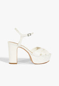 Keefa Sandal 5 White Leather - Schutz Shoes