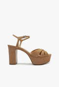 Keefa Sandal 5 Honey Beige Nubuck - Schutz Shoes