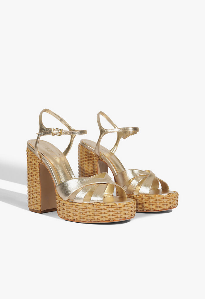Keefa Straw Sandal - Schutz Shoes