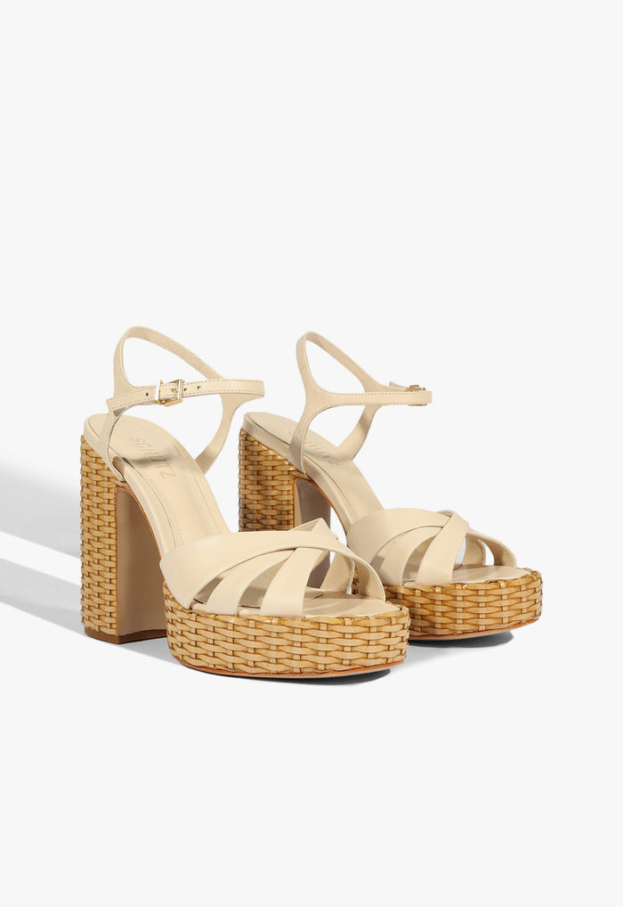 Keefa Straw Sandal - Schutz Shoes