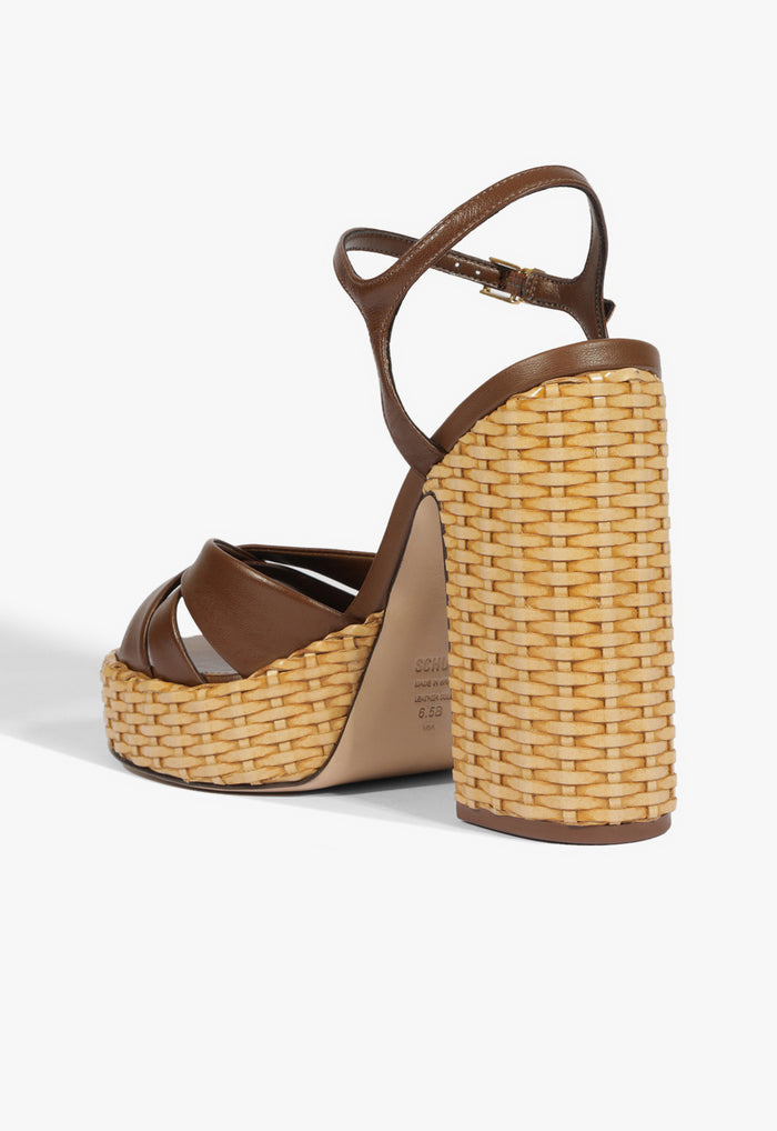 Keefa Straw Sandal - Schutz Shoes