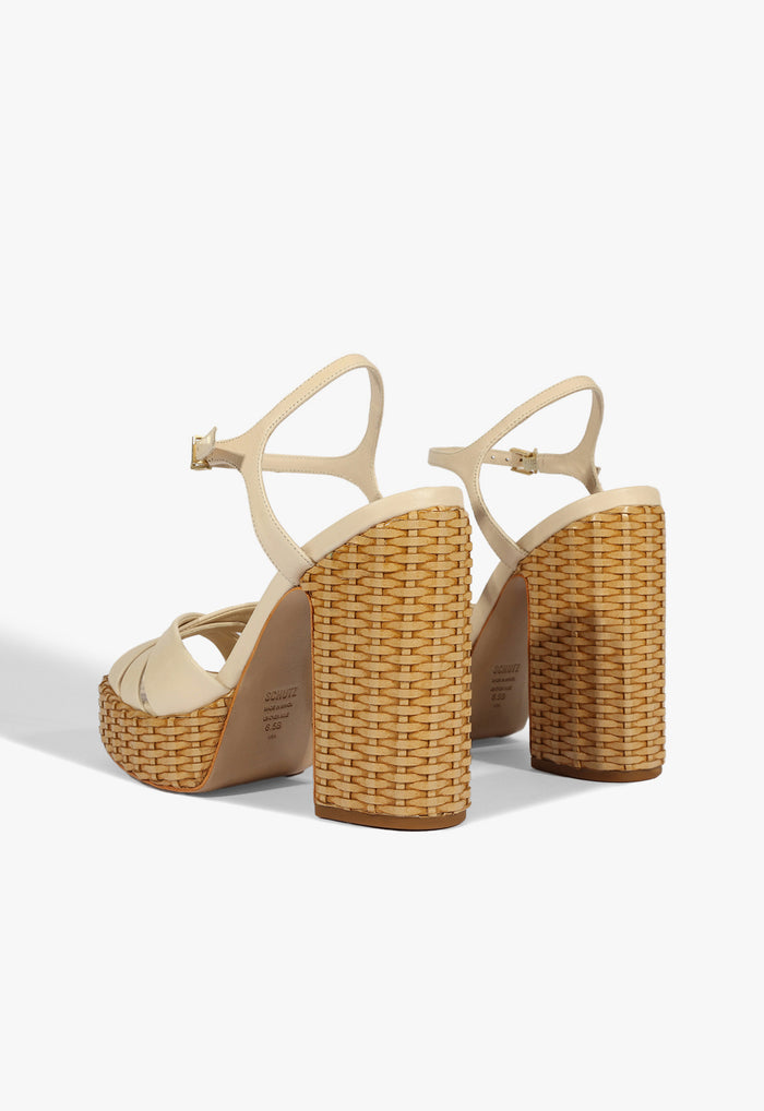 Keefa Straw Sandal - Schutz Shoes