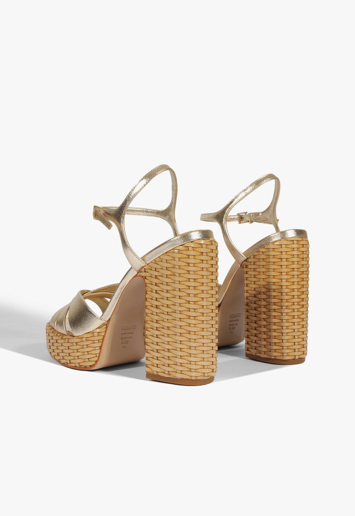 Keefa Straw Sandal - Schutz Shoes