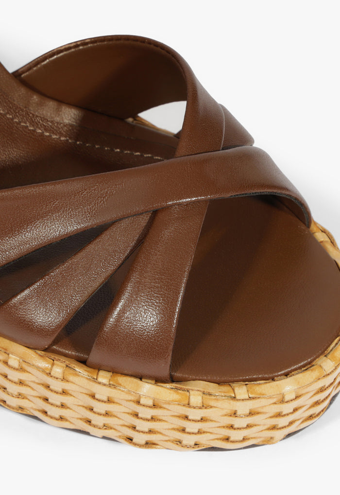 Keefa Straw Sandal - Schutz Shoes