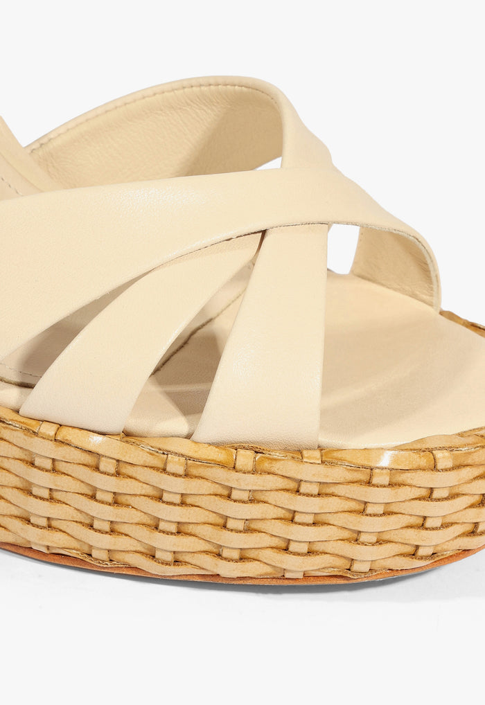 Keefa Straw Sandal - Schutz Shoes