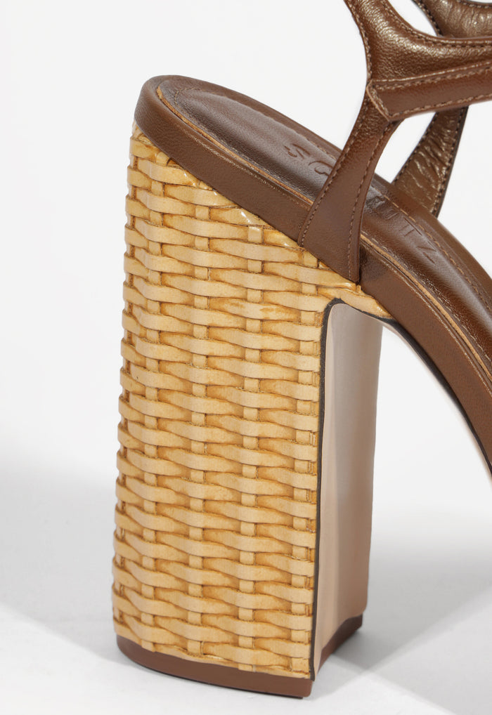 Keefa Straw Sandal - Schutz Shoes