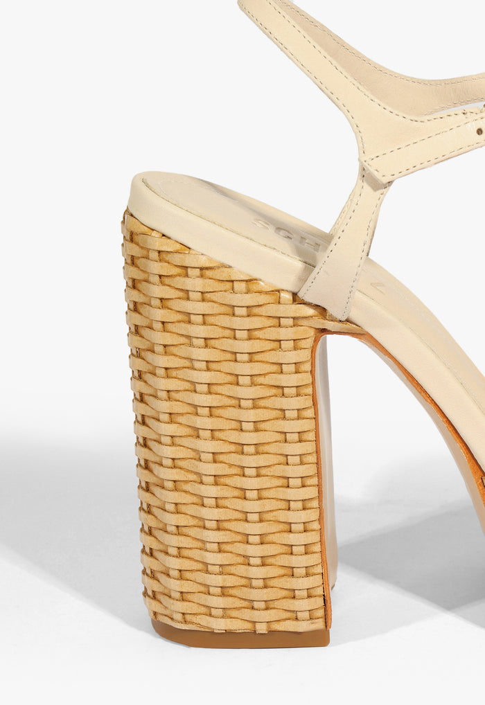 Keefa Straw Sandal - Schutz Shoes