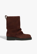 Keira Cloak Suede Bootie 5 Root Brown Suede - Schutz Shoes