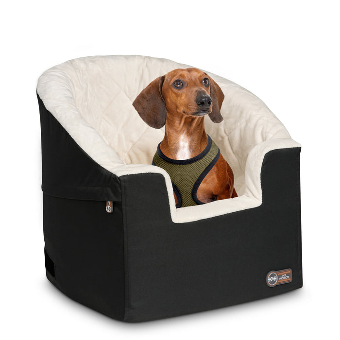 Small - 18” x 18” x 16” / Black/Cream