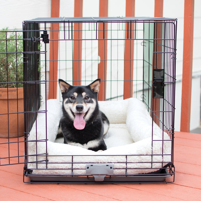 Deluxe Bolster Crate Pad Medium