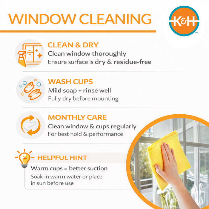 K&H Cat Window Perch Cleaning