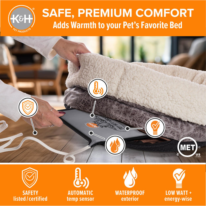 K&H Pet Bed Warmer - Gray