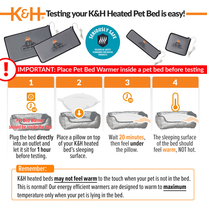 K&H Pet Bed Warmer - Gray