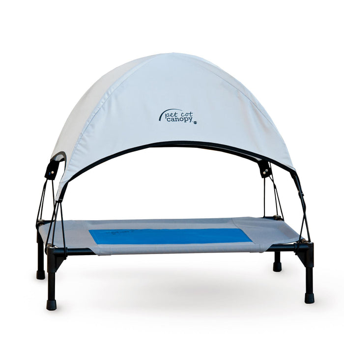 Pet Cot Canopy Gray