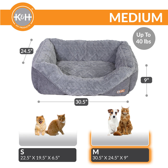 K&H Thermo-Pet Lounge Sleeper Heated Cat & Dog Bed