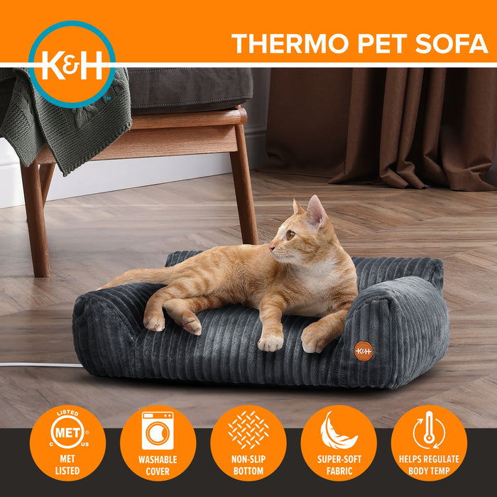 K&H Thermo-Pet Sofa Heated Cat & Dog Bed