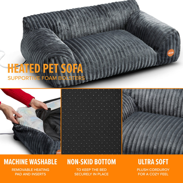 K&H Thermo-Pet Sofa Heated Cat & Dog Bed