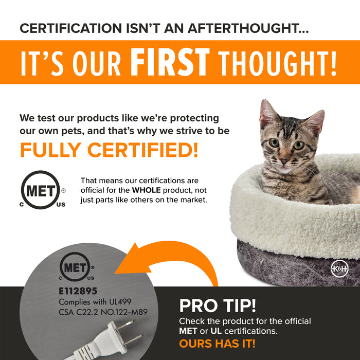 K&H products are always safety listed