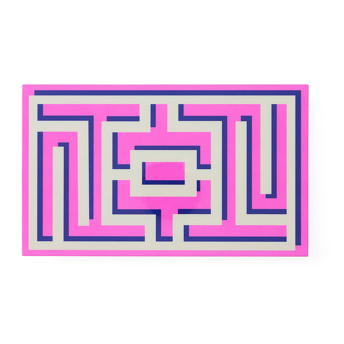 Labyrinth Medium Lacquer Box - top view