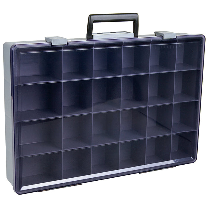 6745AA (1024-2) Large Industrial Satchel Compartment Case Angled Front View