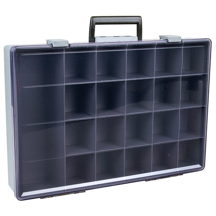 6745AG (1021-2) Large Industrial Satchel Compartment Case Angled Front View