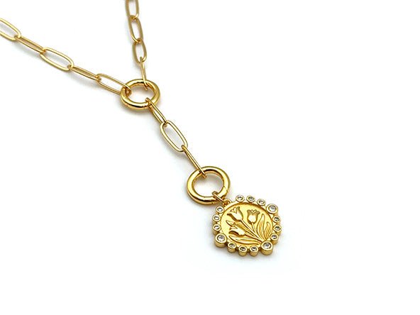 Lariat Multi Charm Necklace | LINK, design your own