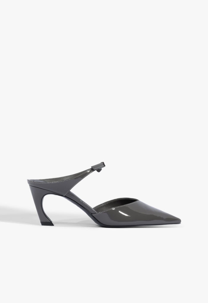 Laurie Patent Pump 5 Gray Patent - Schutz Shoes