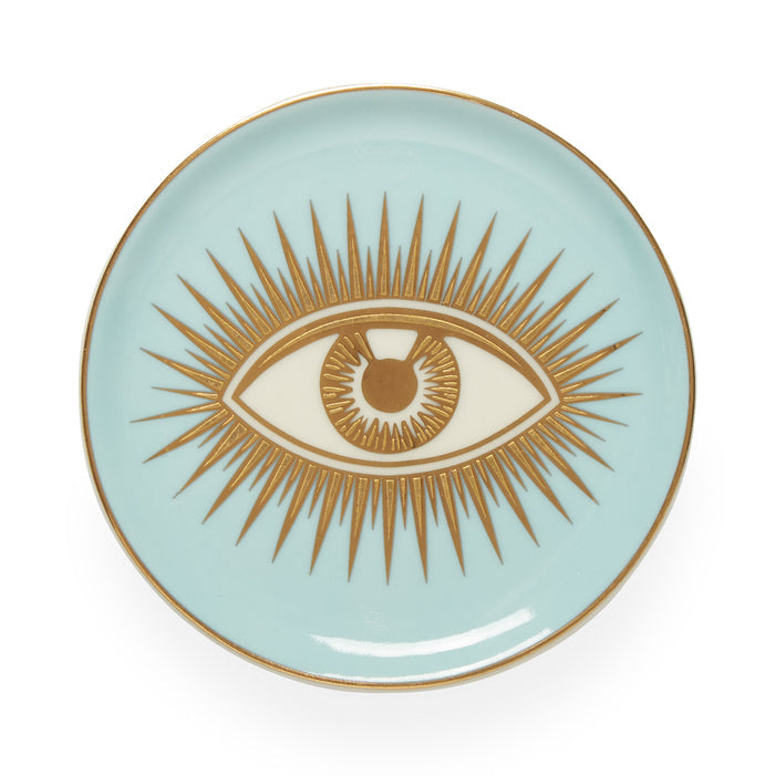 le wink coasters porcelain multicolor gold - view 4