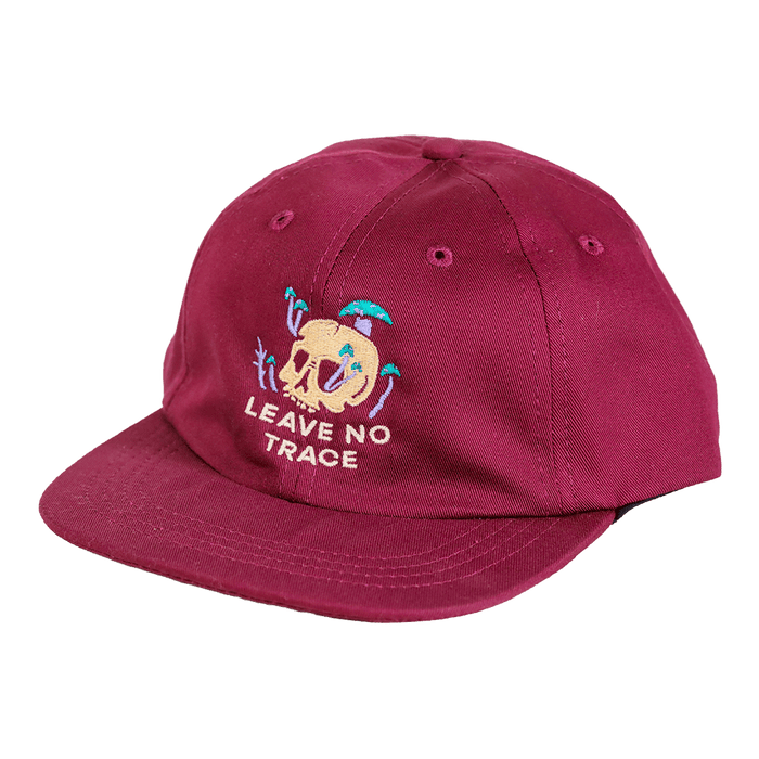 Leave No Trace 100% Organic Cotton Dad Hat | Plum