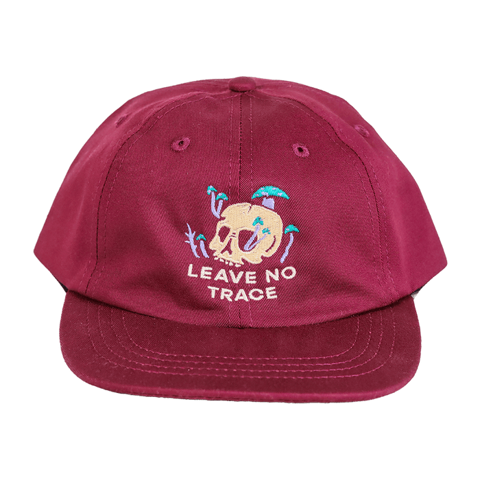 Leave No Trace 100% Organic Cotton Dad Hat | Plum