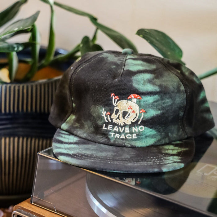 Leave No Trace Shibori Strapback | Green/Black