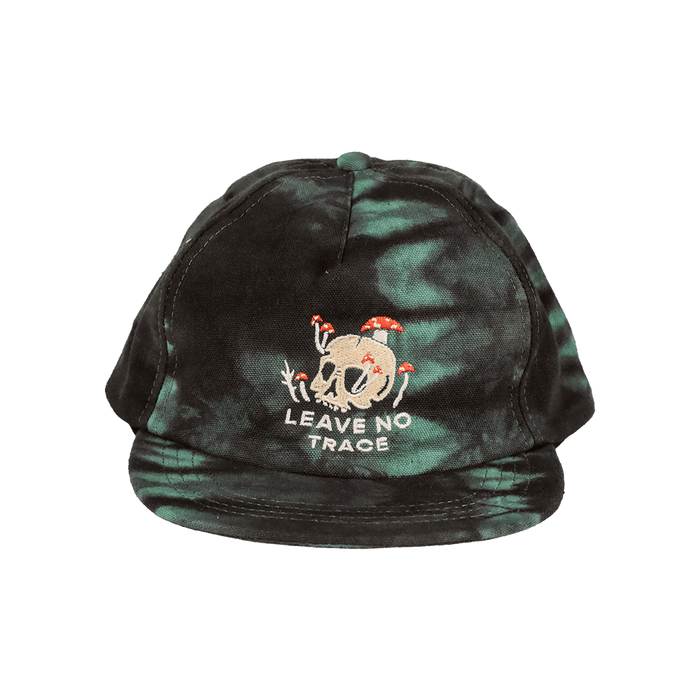 Leave No Trace Shibori Strapback | Green/Black