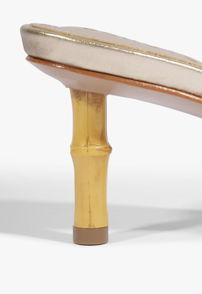 Leena Bamboo Leather Sandal - Schutz Shoes