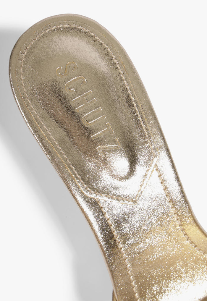 Leena Bamboo Leather Sandal - Schutz Shoes
