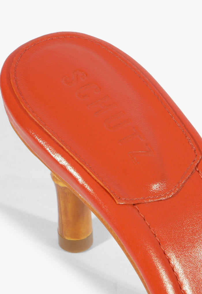 Leena Bamboo Leather Sandal - Schutz Shoes