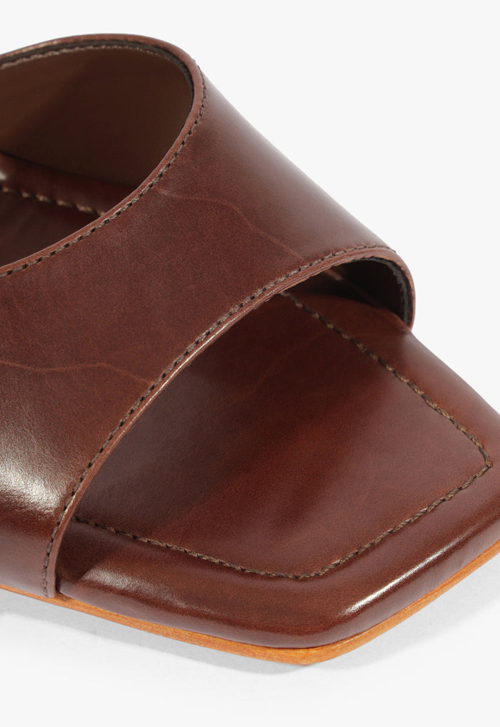 Leena Bamboo Leather Sandal - Schutz Shoes