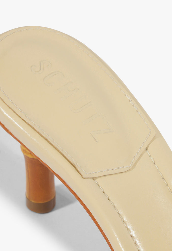 Leena Bamboo Leather Sandal - Schutz Shoes