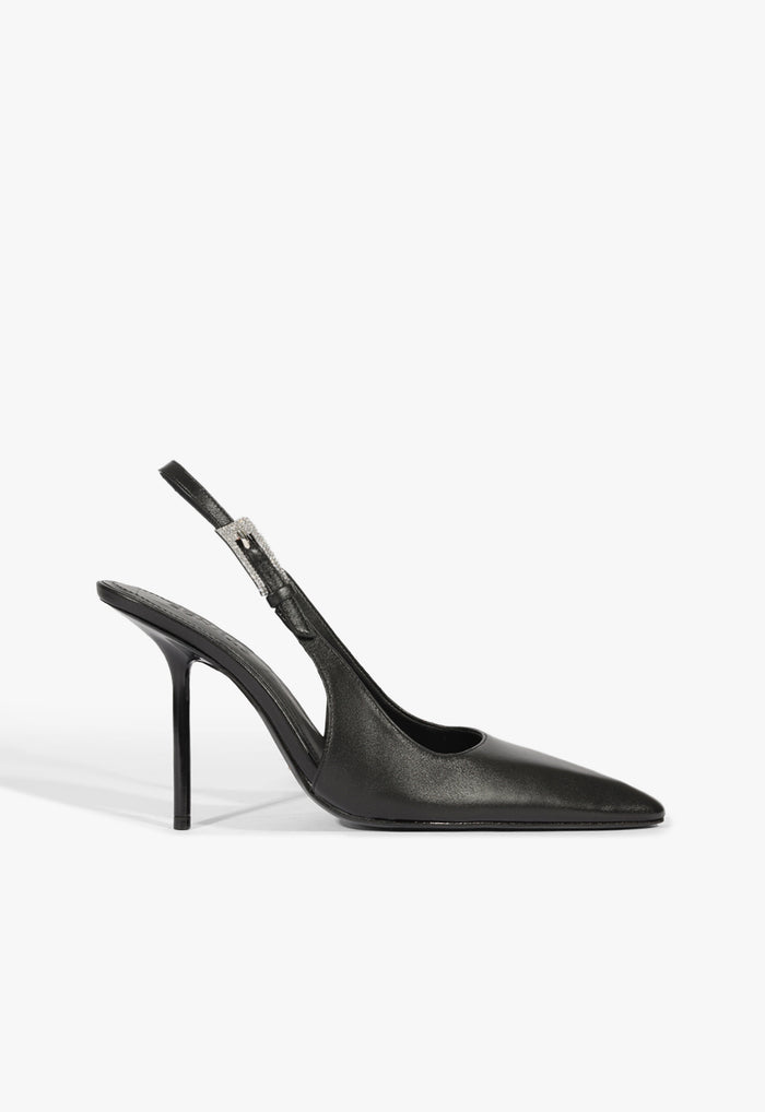 Leona Glam Leather Pump 5 Black Leather - Schutz Shoes