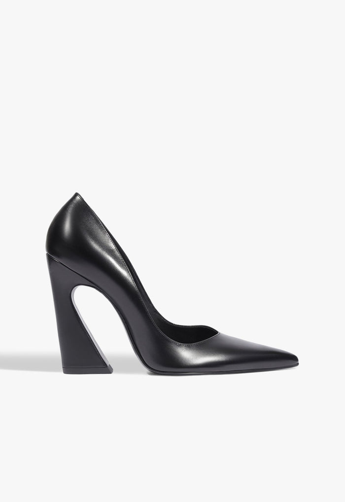 Lexi Block Leather Pump 5 Black Leather - Schutz Shoes
