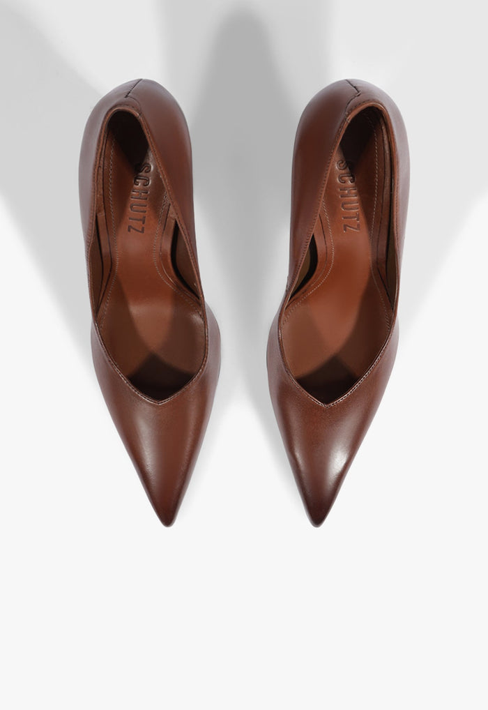 Lexi Block Leather Pump - Schutz Shoes