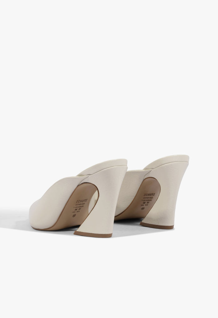 Lexi Block Mule Leather Sandal - Schutz Shoes