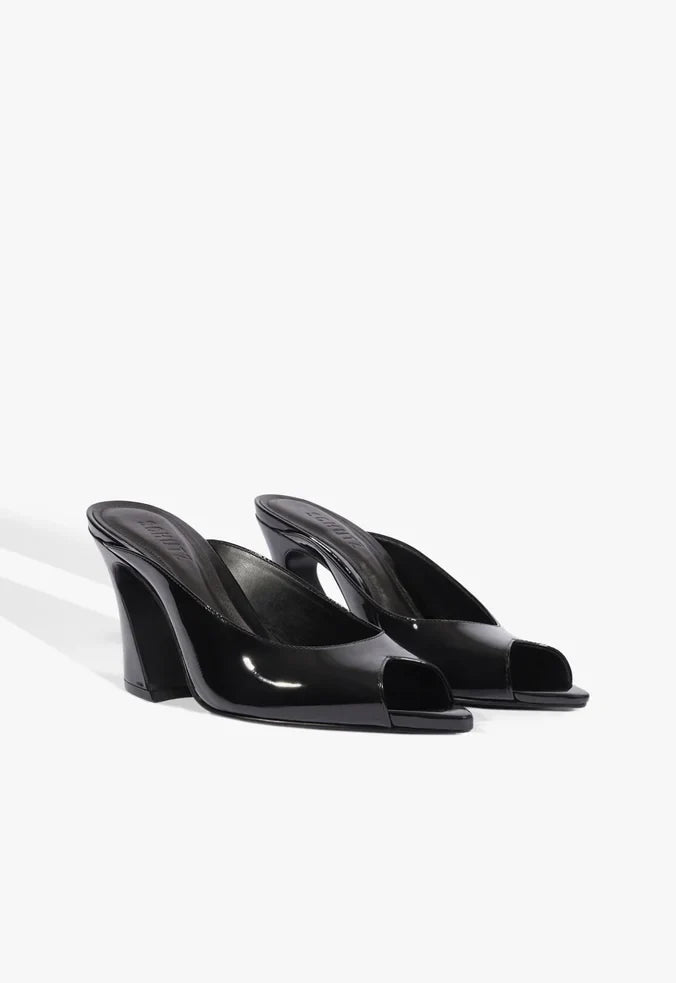 Lexi Block Mule Leather Sandal - Schutz Shoes
