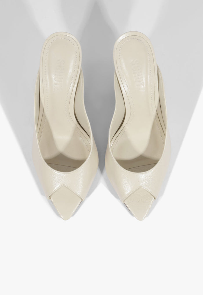 Lexi Block Mule Leather Sandal - Schutz Shoes